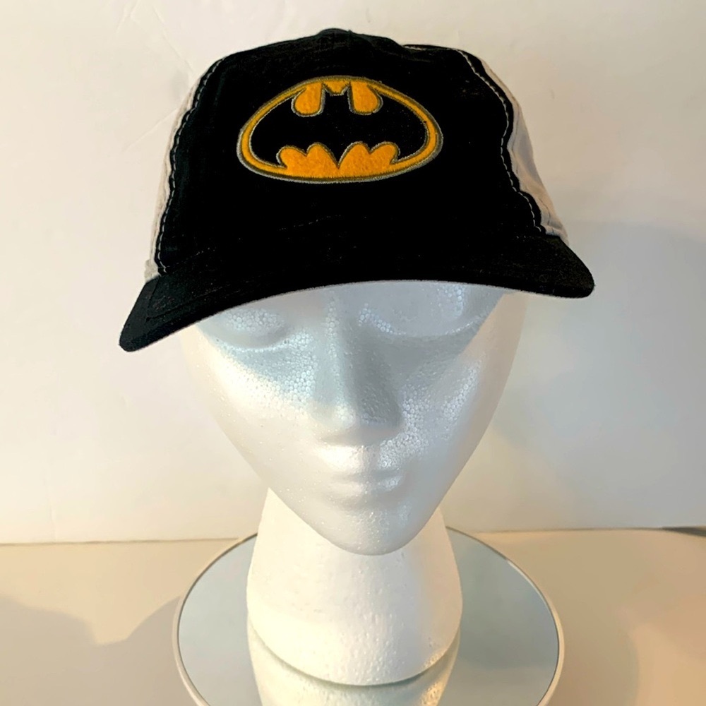 Batman Baseball Cap DC Comics Black & Tan Super Hero Costume Hat OS